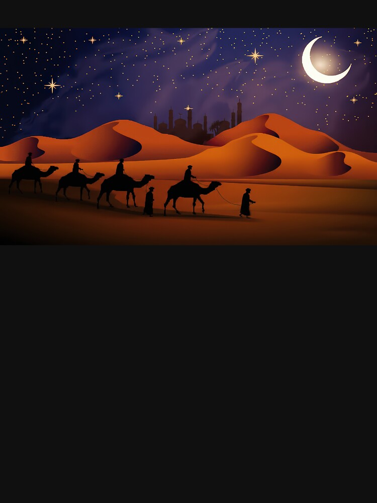 Pixel Desert Caravan by Saint Arts Studio