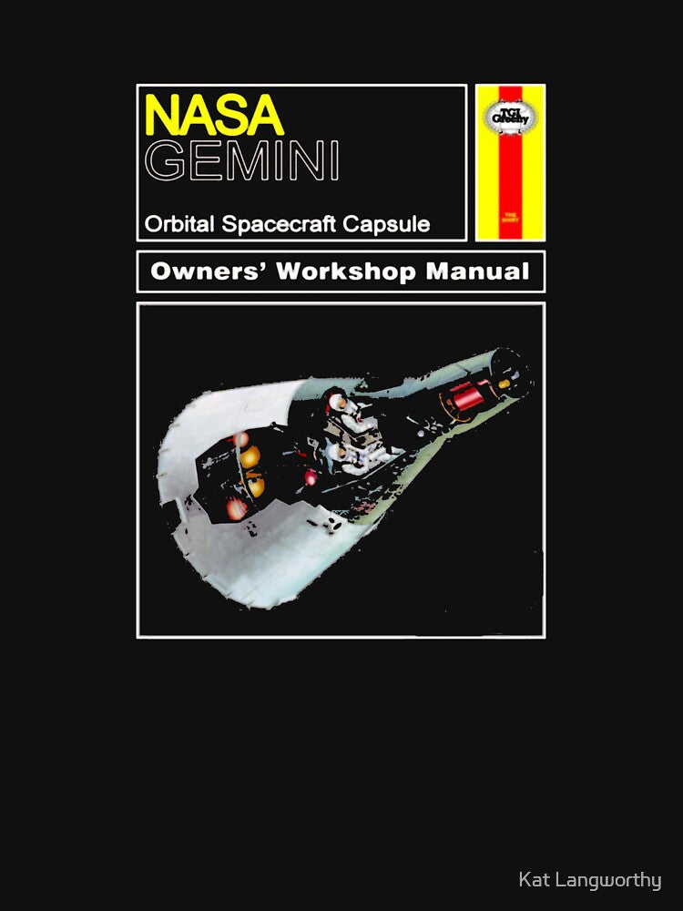 Gemini - Owners' Workshop Manual T-Shirt_9873710 by Kat Langworthy
