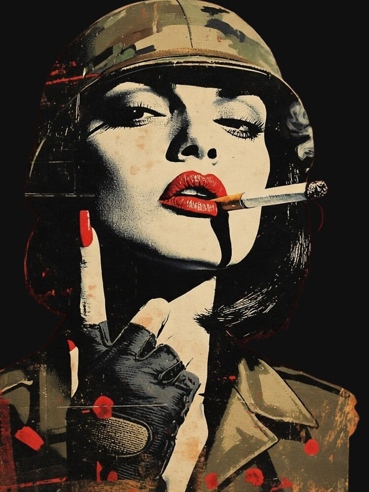 Vintage Army GIrl 1 by ShirtsOfDeath