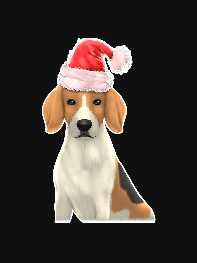 Beagle Dog Santa Claus Christmas by deanba81741