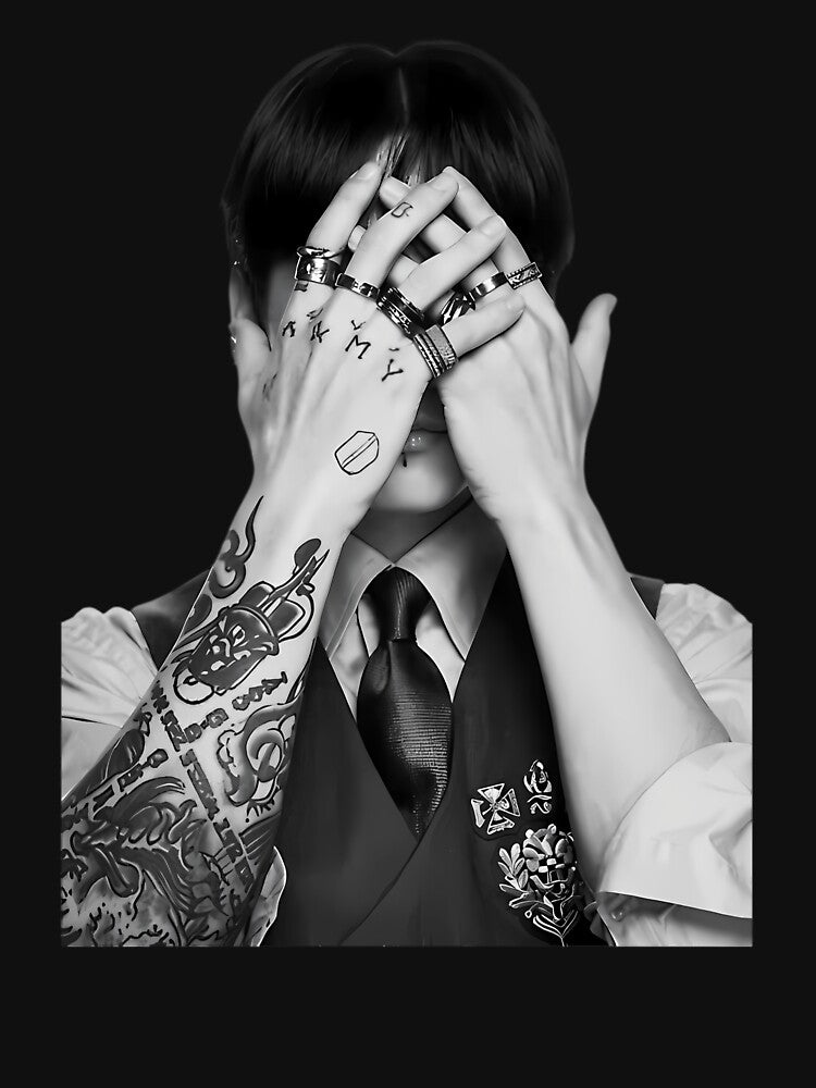 Bts Jungkook Minimalist Mystery Art by stefanshopNS