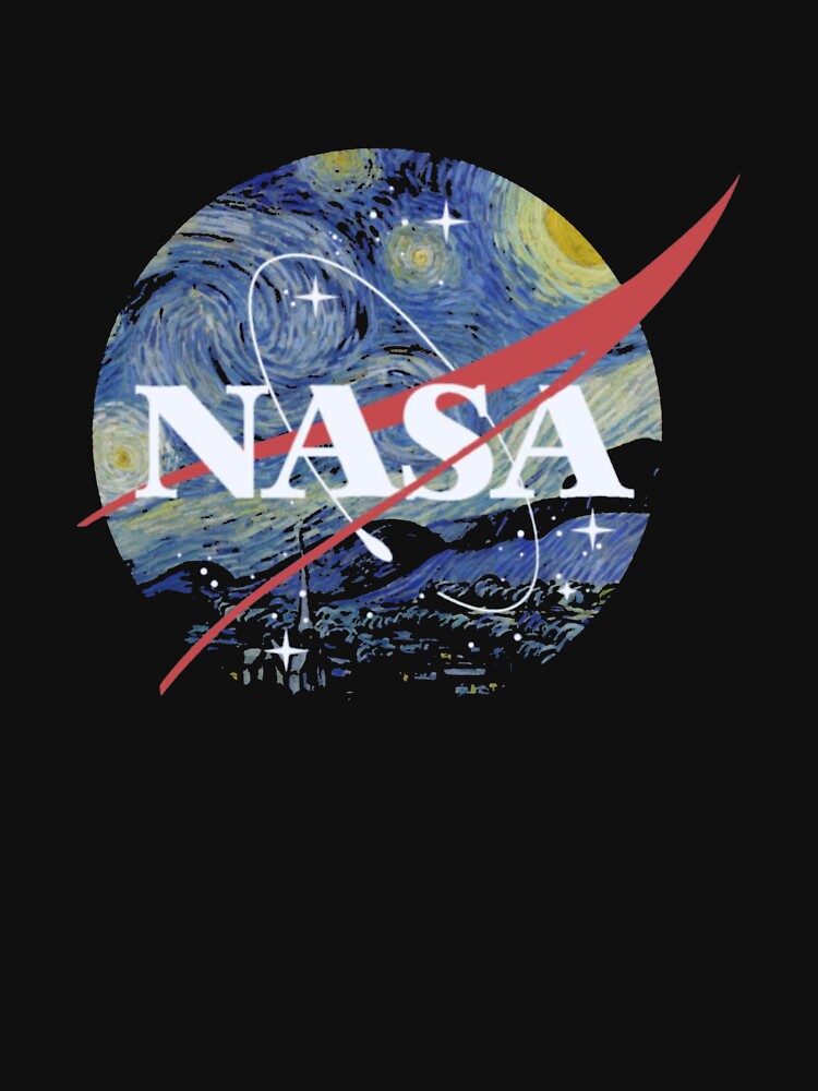 Starry Night NASA T-Shirt_21014172 by gidget-gadget