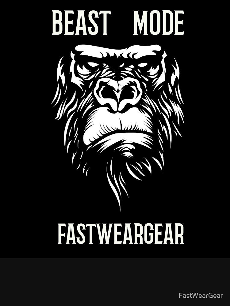 Beast mode Fitness Gear shirt design, fastweargear by FastWearGear