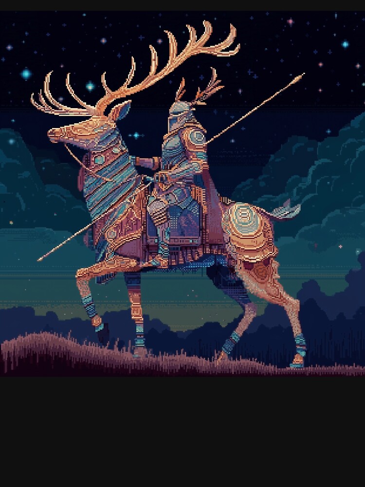 Deer Knight Pixel Art by Kaos-Bit