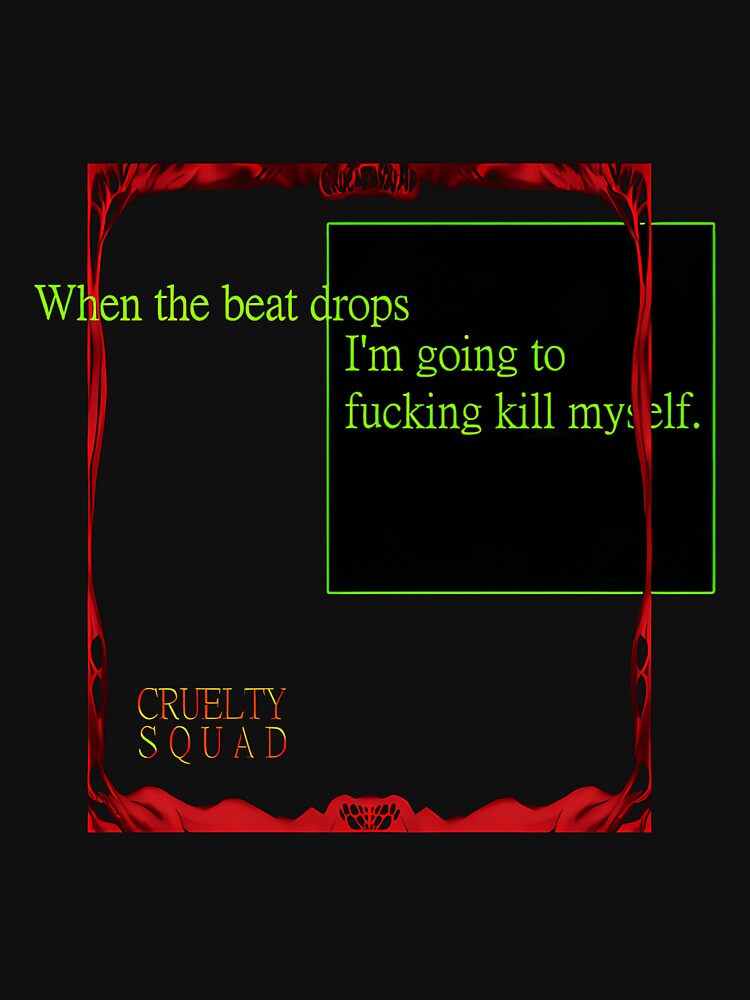 Cruelty Squad Merch by archiwyzardArt