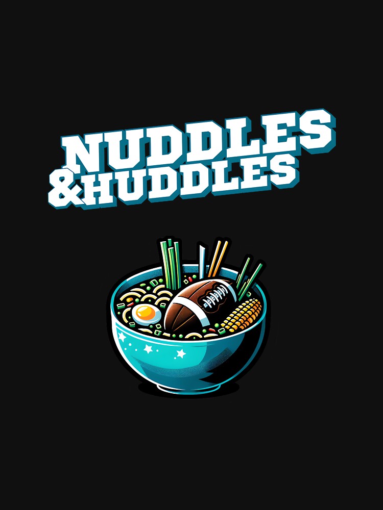 Noodle Ramen Bowl & Football Fan - Tailgate Party Essential by DeanASkinner