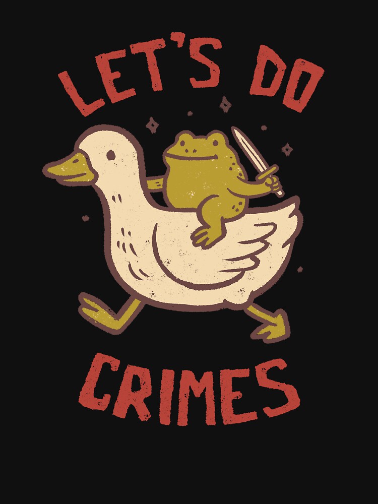 Let’s do Crimes Funny Duck Frog by koalateess