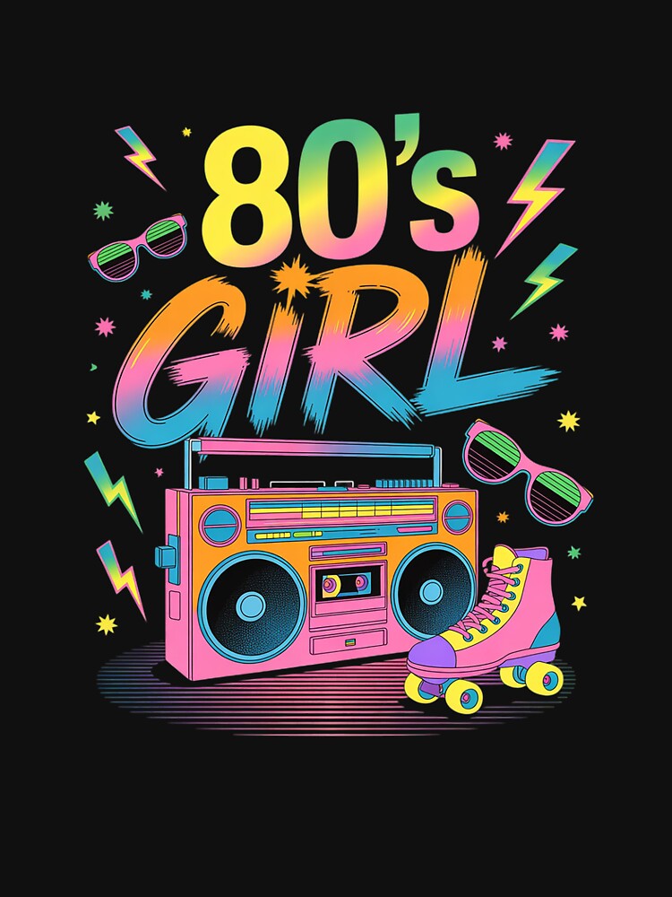 80's Girl Birthday Party Costume Women 1 by MarkLeedsArt