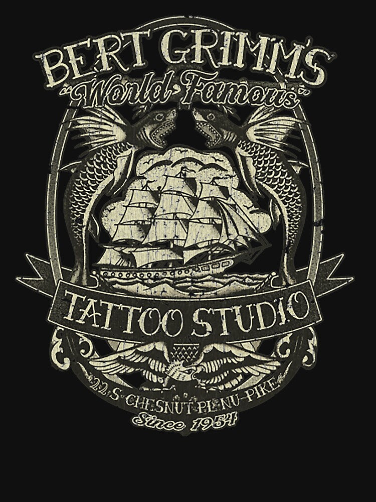 Bert Grimm's World Famous Tattoo Studio 1954 by trippyD36