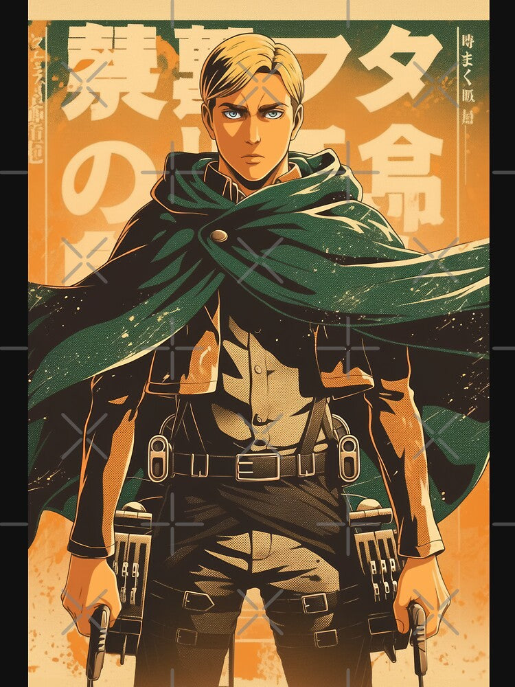 Erwin Scout Leader Orange Hue by AnimeArsenalPrints