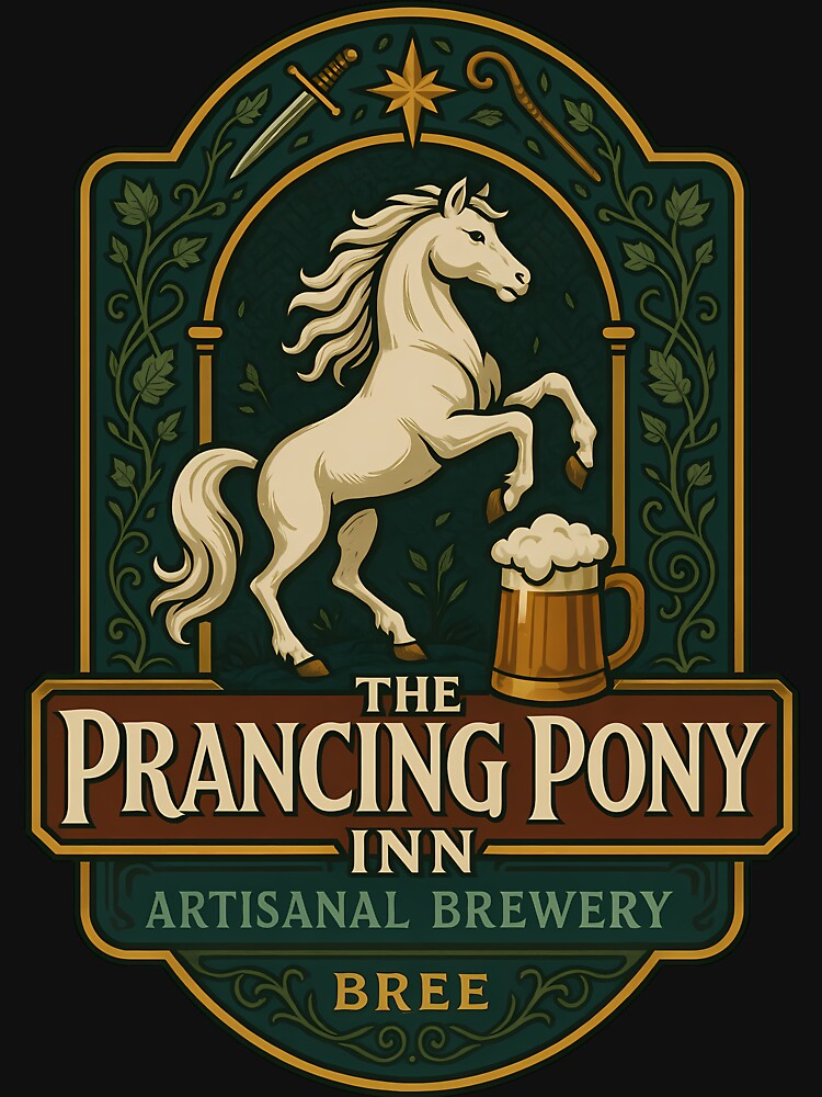 Prancing Pony Artisanal Brewery Emblem by agearb