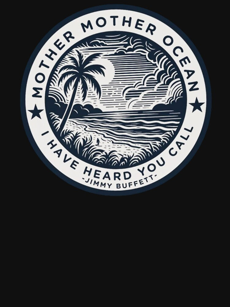 Vintage Mother Ocean Jimmy Buffett by sarabattle