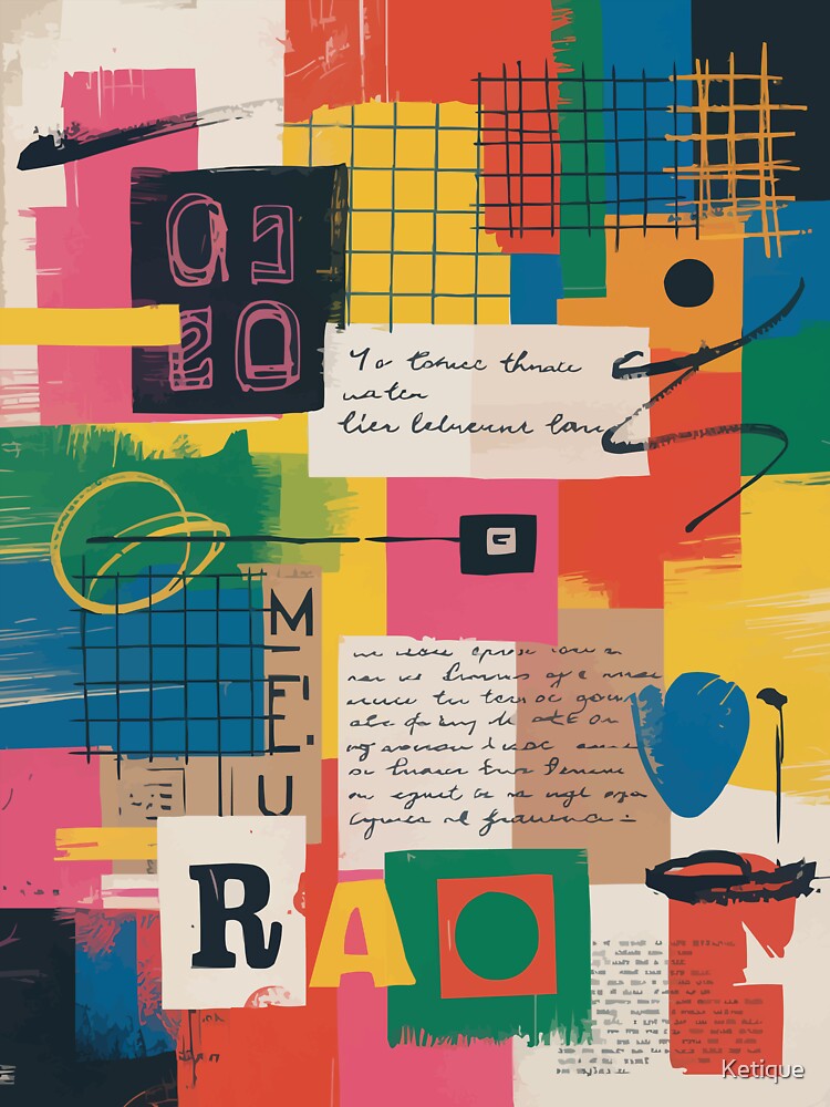 Mixed Abstract Media Pop Art by Ketique