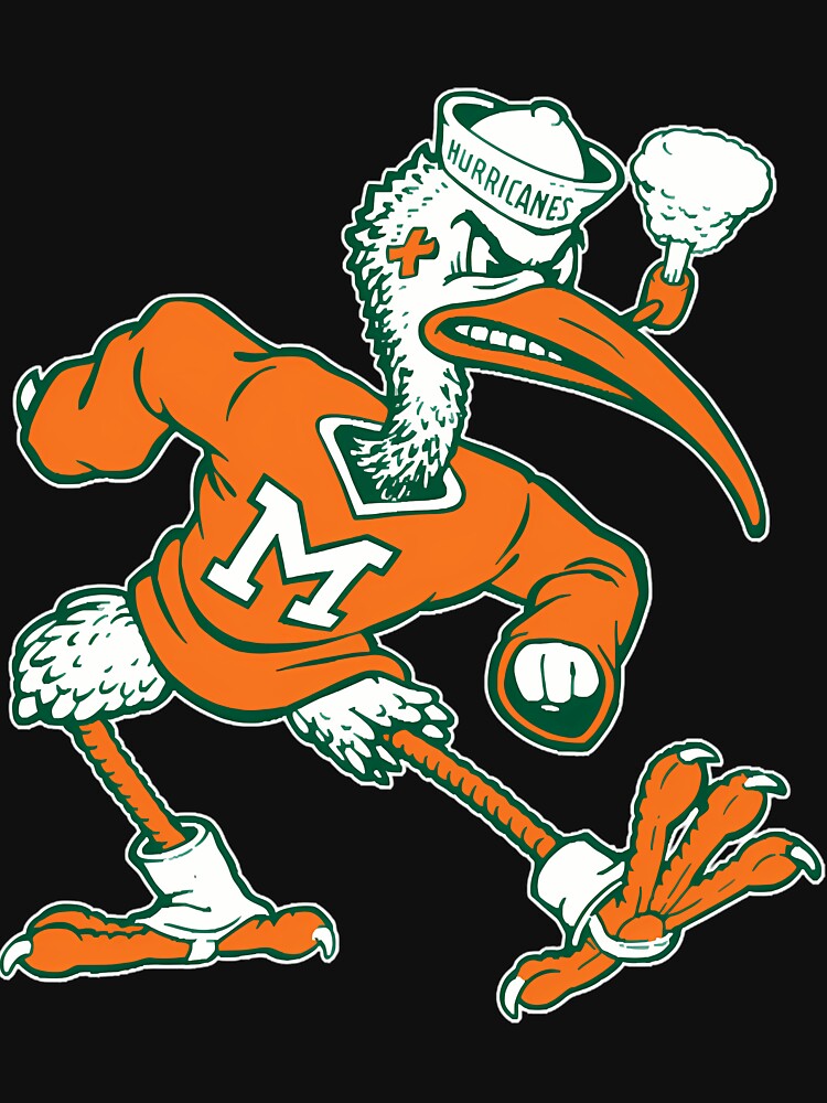 Vintage Sebastian Mascot Of Univ. Of Miami Mascot by LoviisaSuikkala
