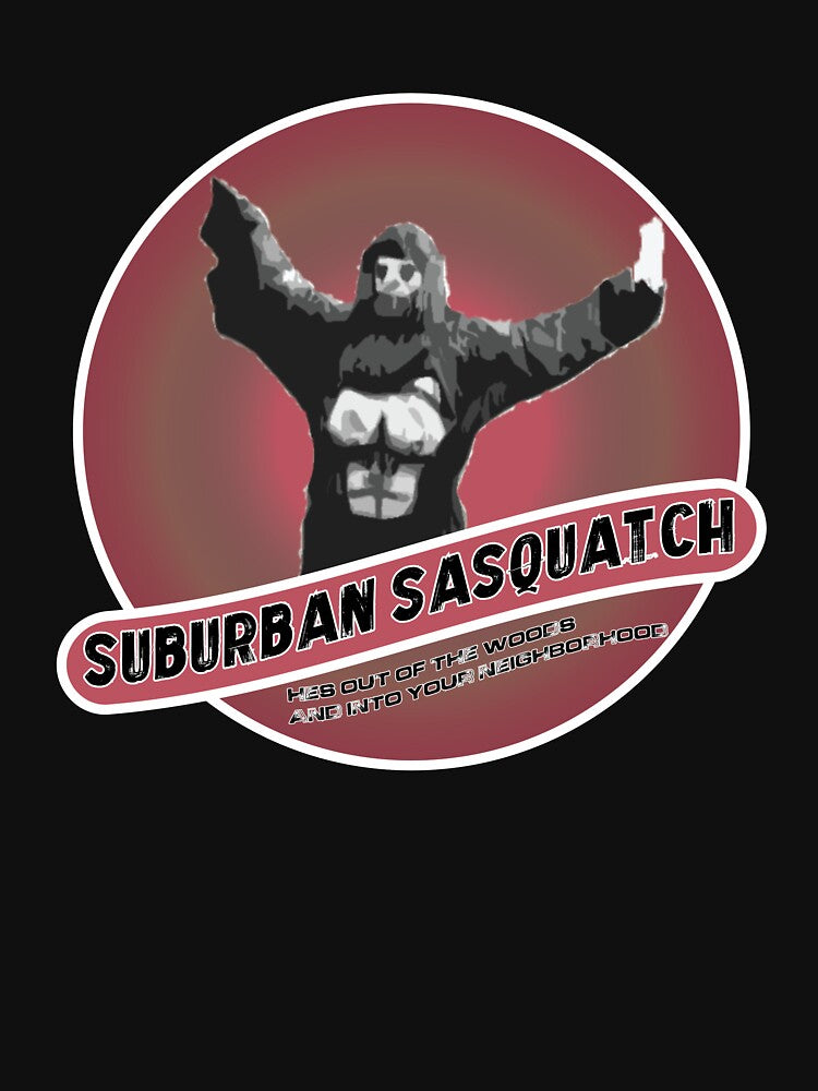 suburban sasquatch - B movie clean by nerdy-northern