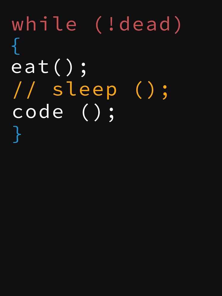Computer Science Python Programmer Eat Code Sleep by Toranai