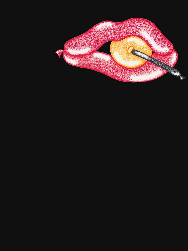 Pop art lips balloon twisting inspired red lips by MitoP