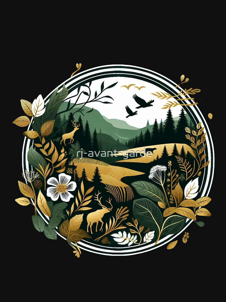 Verdant Whispers: Nature Art by rj-avant-garde