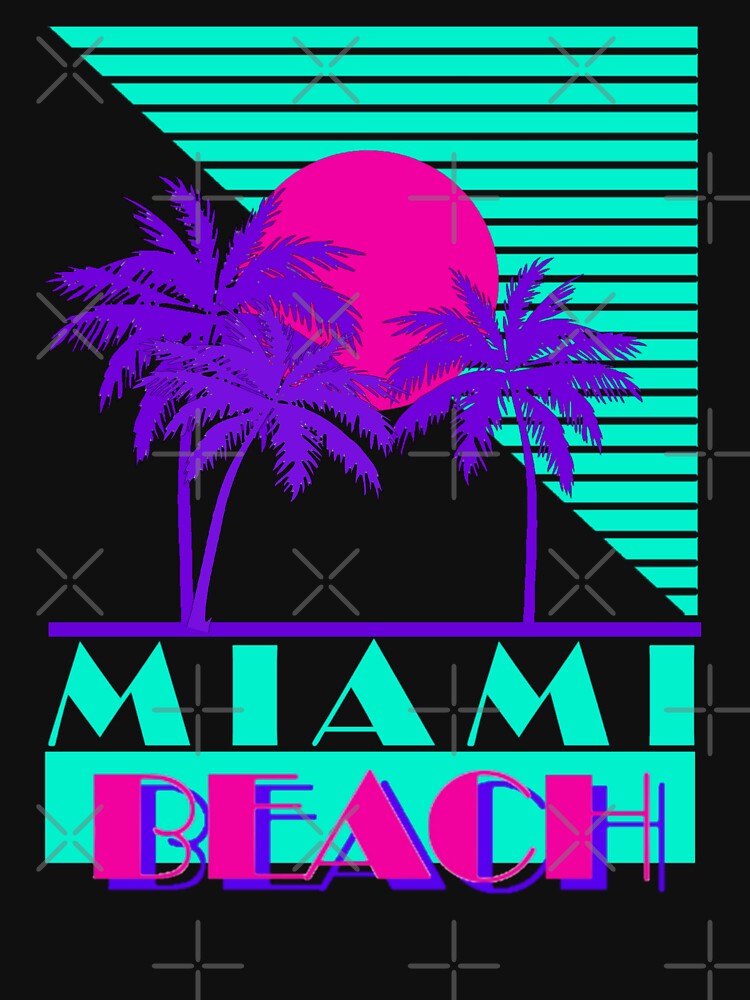 Miami Beach 80s Retro Logo by Kolsab