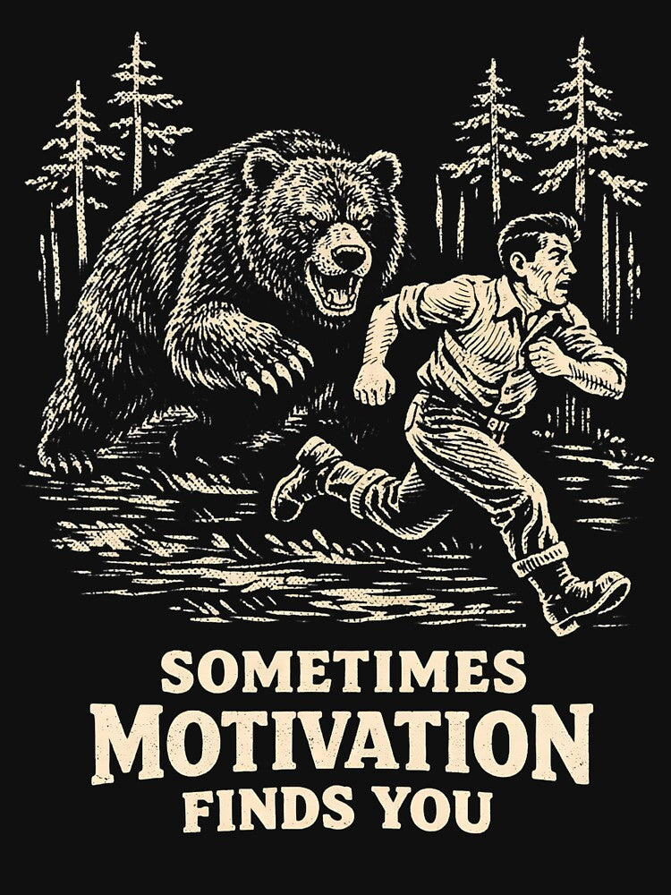 Sometimes Motivation Finds You by artbycynthias