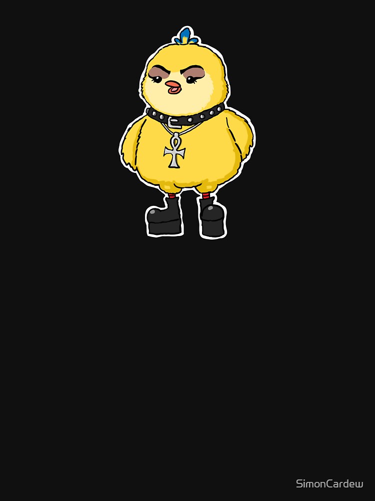 Goth Chick - Cute animal pun stickers, t-shirts etc. by SimonCardew