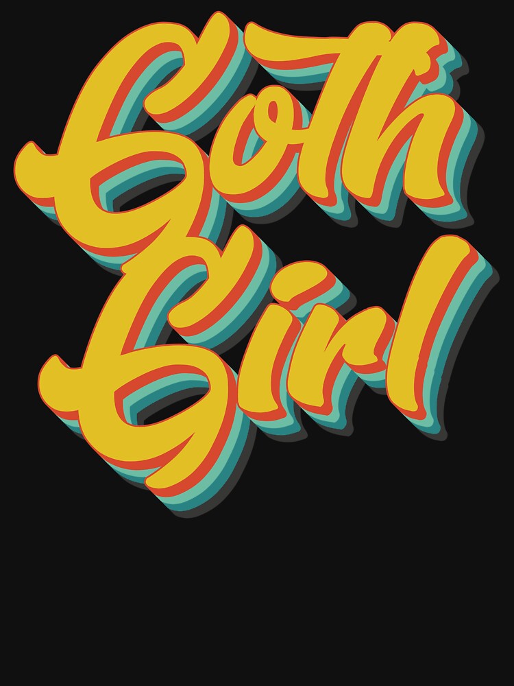 Goth Girl (funny/ironic) by Texterns