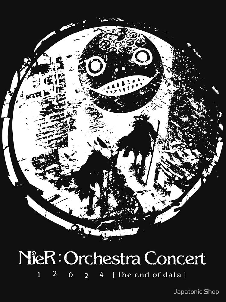 NieR Orchestra Concert design - Emil / Yoko Taro mask 2B & 9S by Japatonic Shop