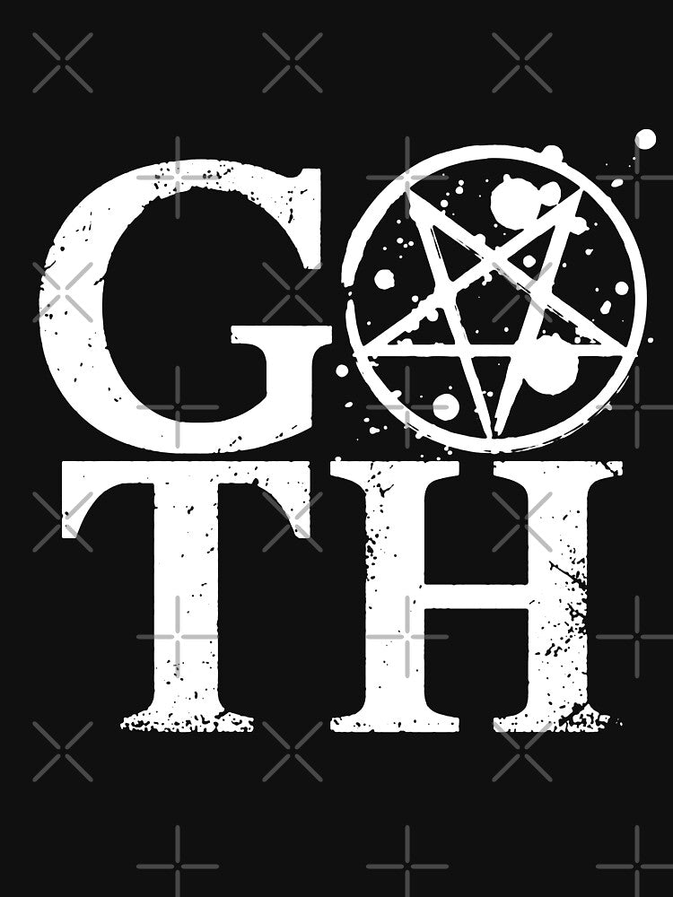 Goth Pentagram gothic wicca by ArtsyloShop