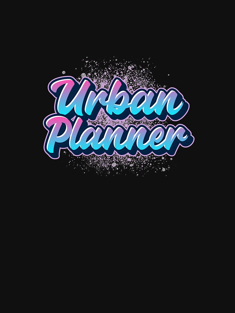 Urban Planner Spray Paint Design by CJacobsDesigns