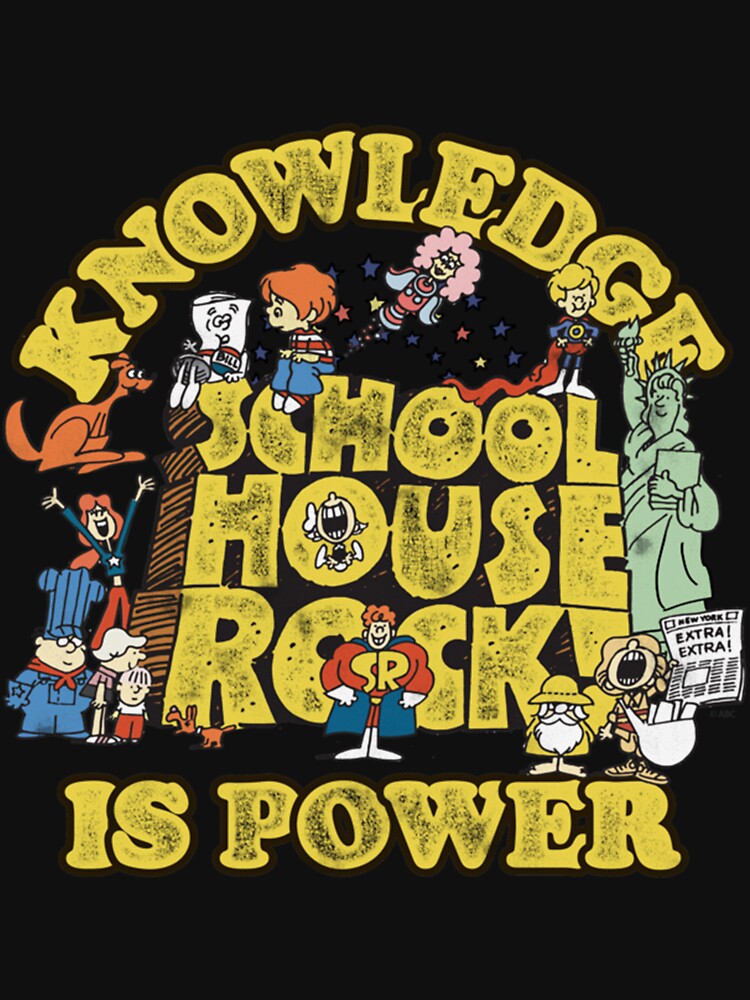 Schoolhouse Rock Knowledge Is Power Logo Group by cheerymid-cours