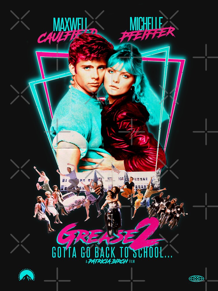 Neon 80's GREASE 2 by thecleggosaurus