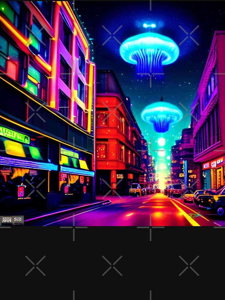 UFO Retro SciFi Dreamscapes 73 by AI Crypto Warlord