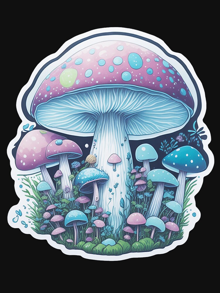Mushrooms Pastel 3 by 3rd Eye Perceptions