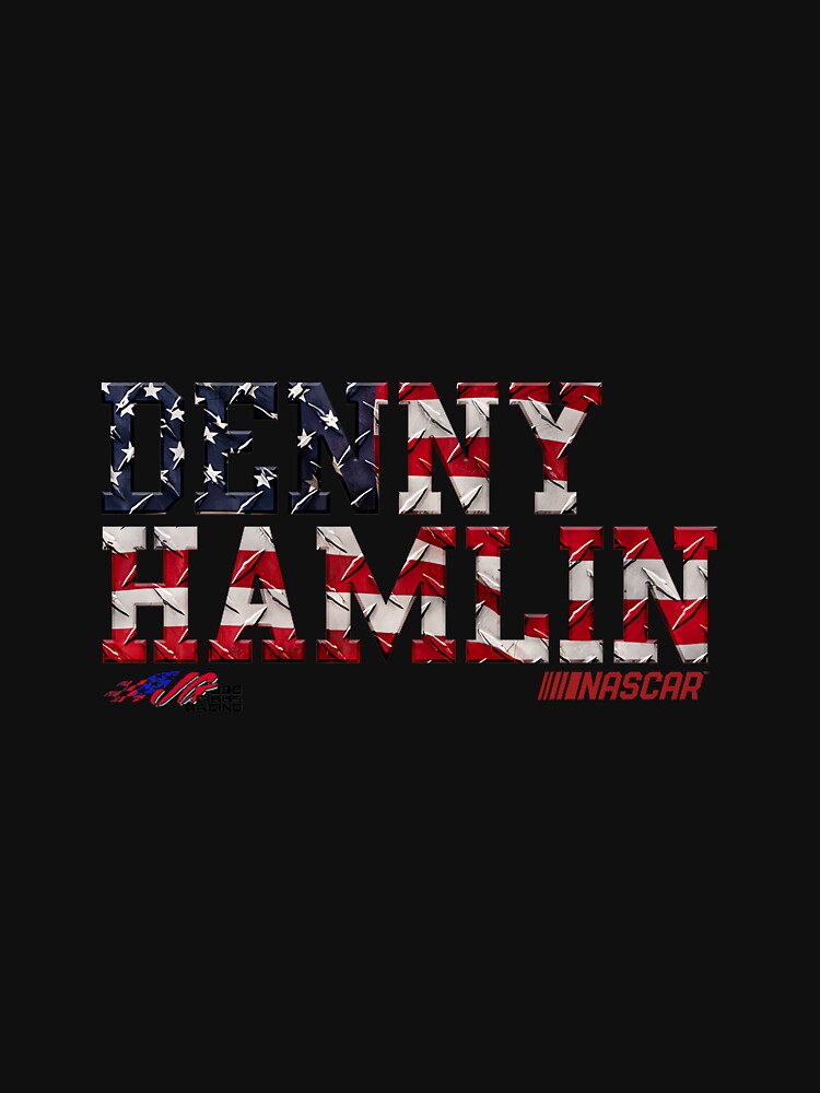 NASCAR - Denny Hamlin - Americana Premium Tri-Blend by MichelleELawren