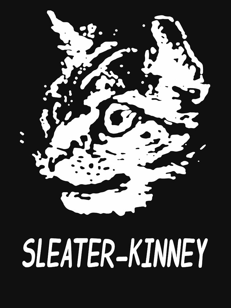 Art Cat Sleater Kinney Music Band Sticker by ainan1971