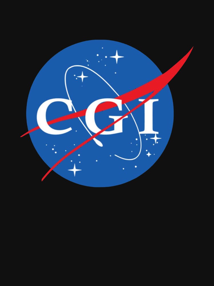 Nasa CGI Logo T-Shirt_3341219 by ZiraBooth