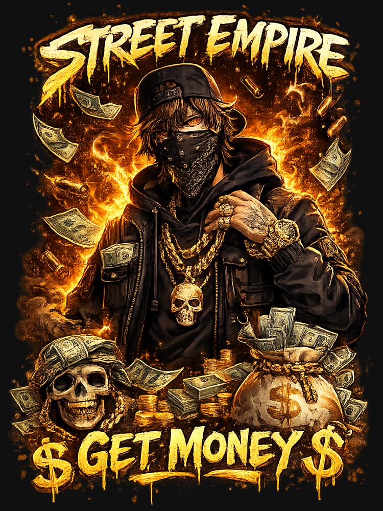 Street Empire Get Money Urban Artwork by Med-th-ewolf
