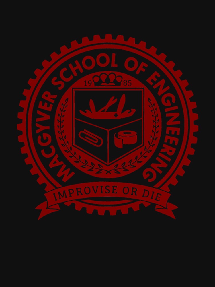 MacGyver School of Engineering logo vintage by MYKELBRYAN