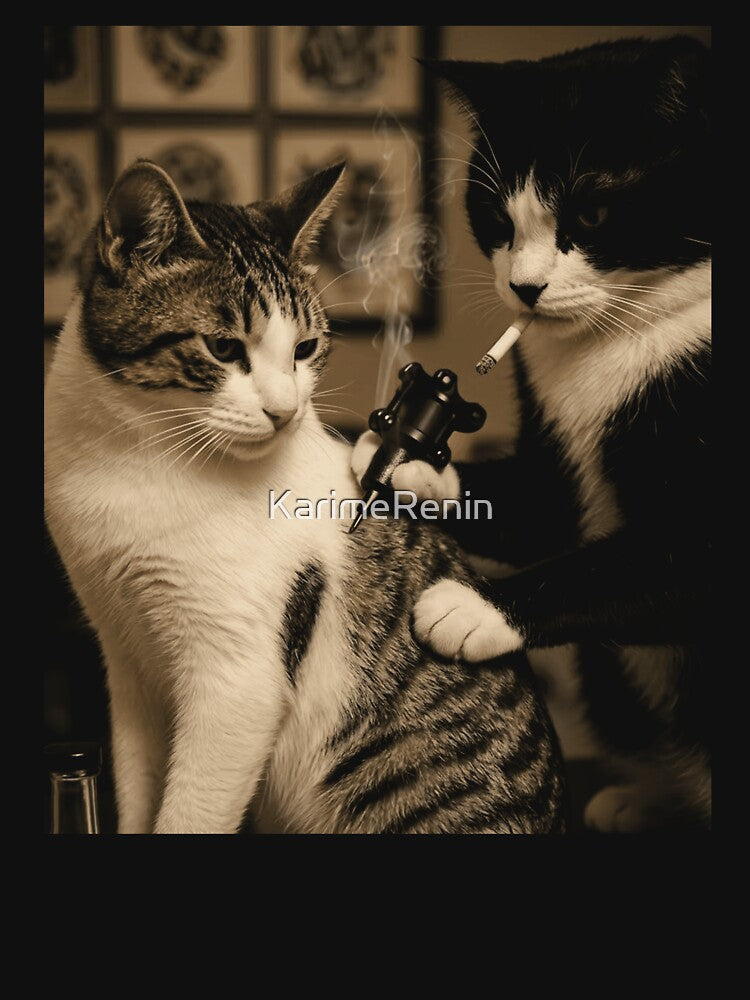 Retro Cat Tattoo Meme by KarimeRenin