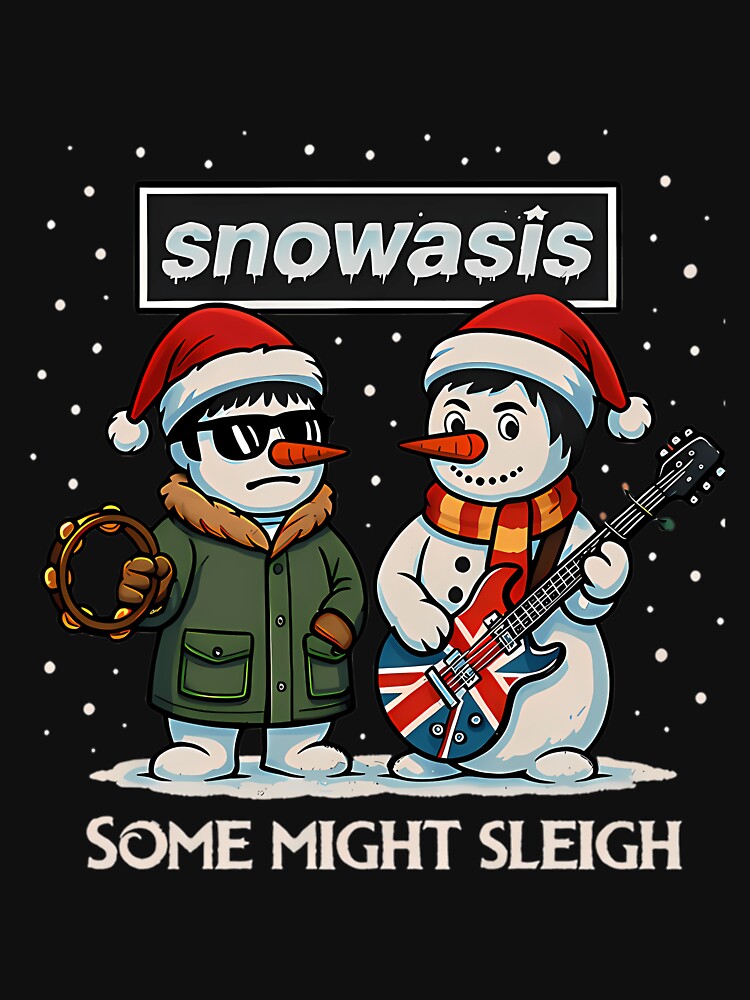 Snowasis Christmas Jumper - Some Might Sleigh by SophiaRobbins53