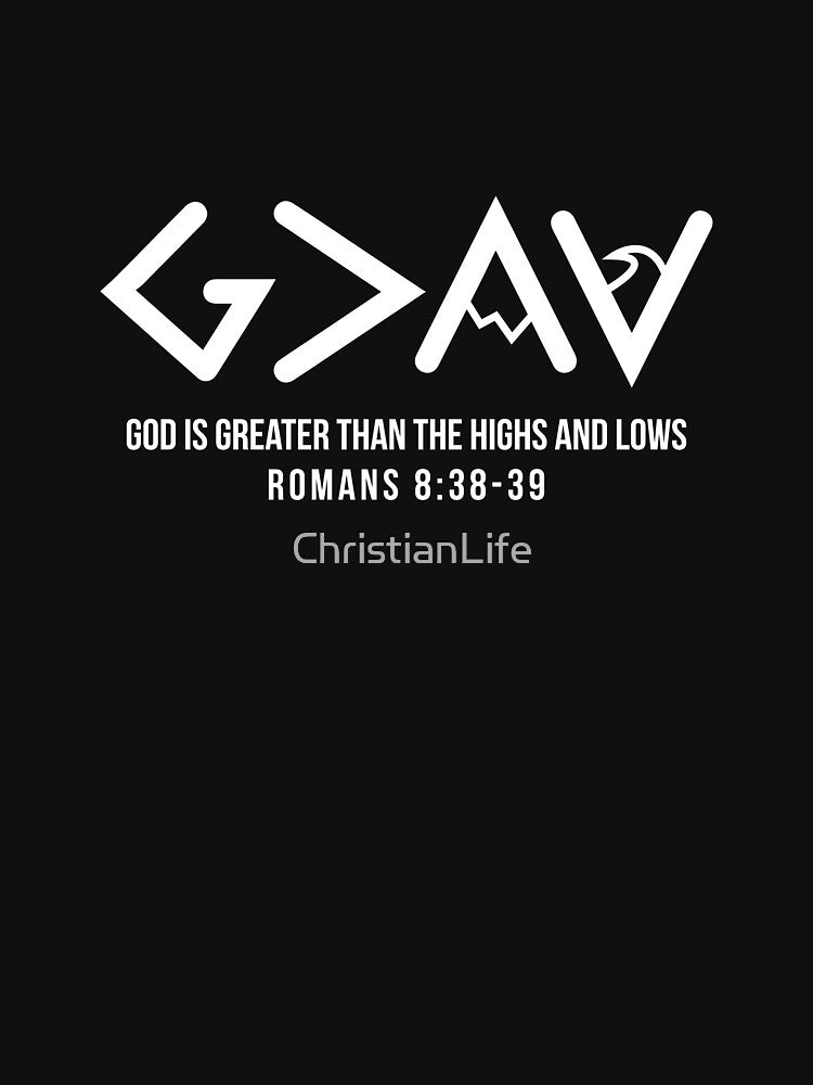 God is Greater Than the Highs and Lows Romans 8:38-39 by ChristianLife