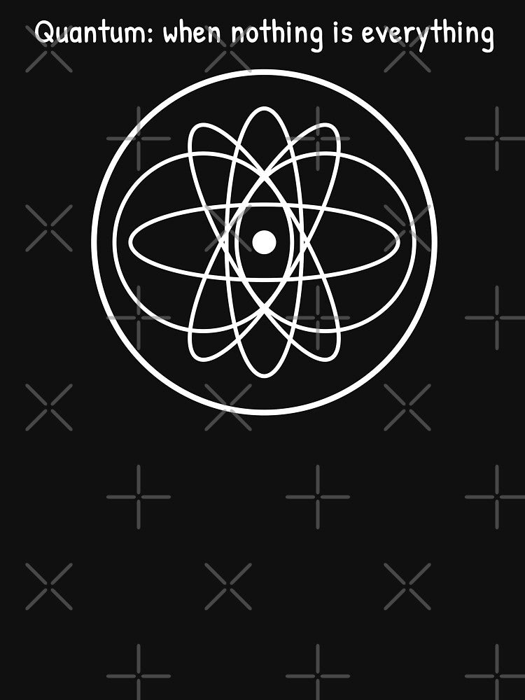 Quantum XKCD Style Science Humor Design by AnnSign