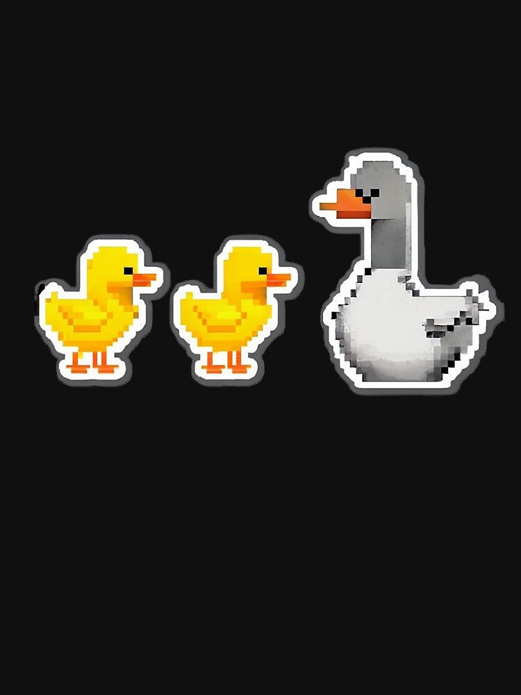 Duck Duck Goose Pixel Art by 3rd Eye Perceptions