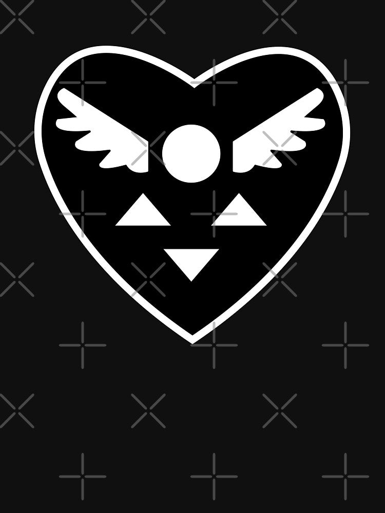 Deltarune symbol, logo only, minimalist design by The Minimal Geek Apparels