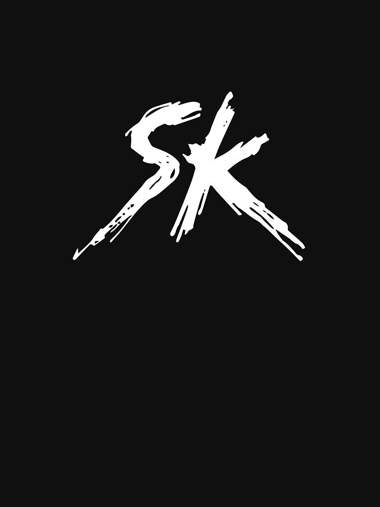 The Silent K Band Logo - White by thesilentkband
