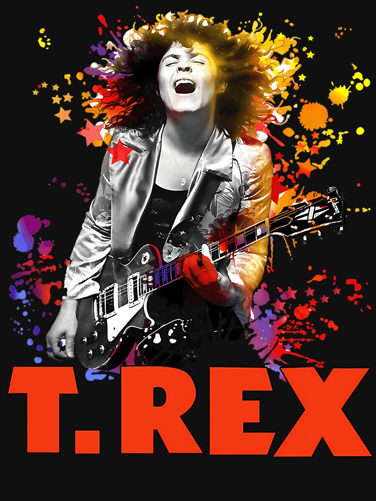 T Rex Rock Band Marc Bolan Retro Cool by AbdoOo86