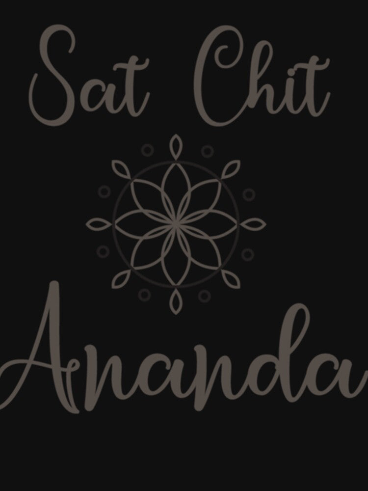 Sat Chit Ananda Mantra With Lotus Flower Art Classic . Essential by ElizabethMorel