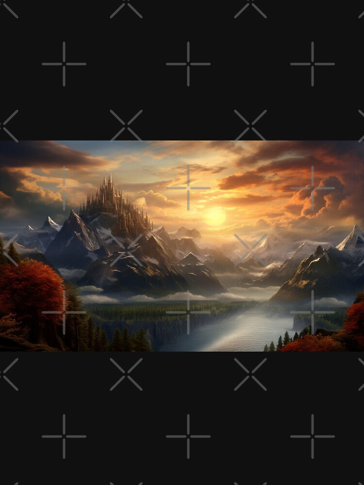 Fantasy Landscape - Frozen Castle by Fantasy Masterpiece
