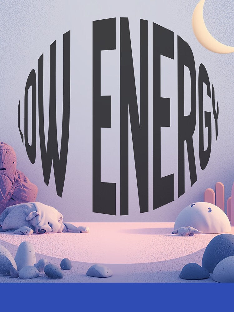 Low Energy – Sleepy Space Vibes Pastel Art by CraftDigitPrint