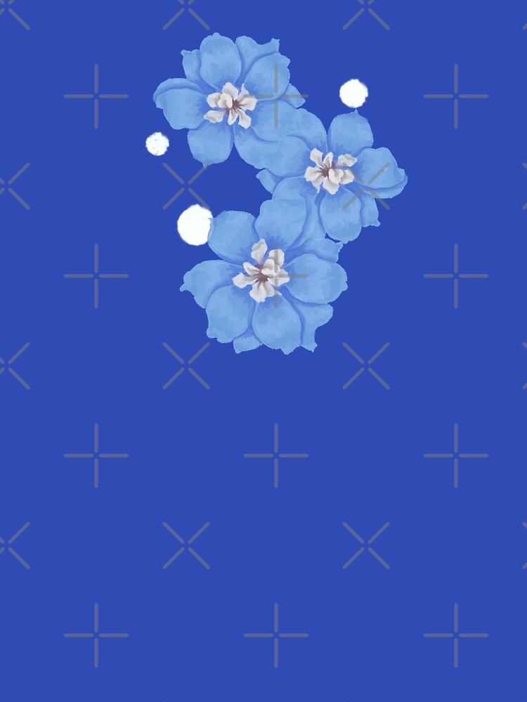 Blue Delphinium by Fridayscorner